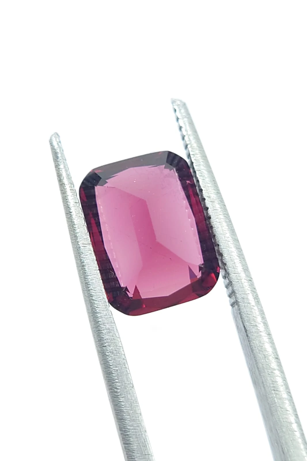 3.3ct Natural Reddish Pink Rhodolite Garnet Loose Gemstone From Tanzania — view 6